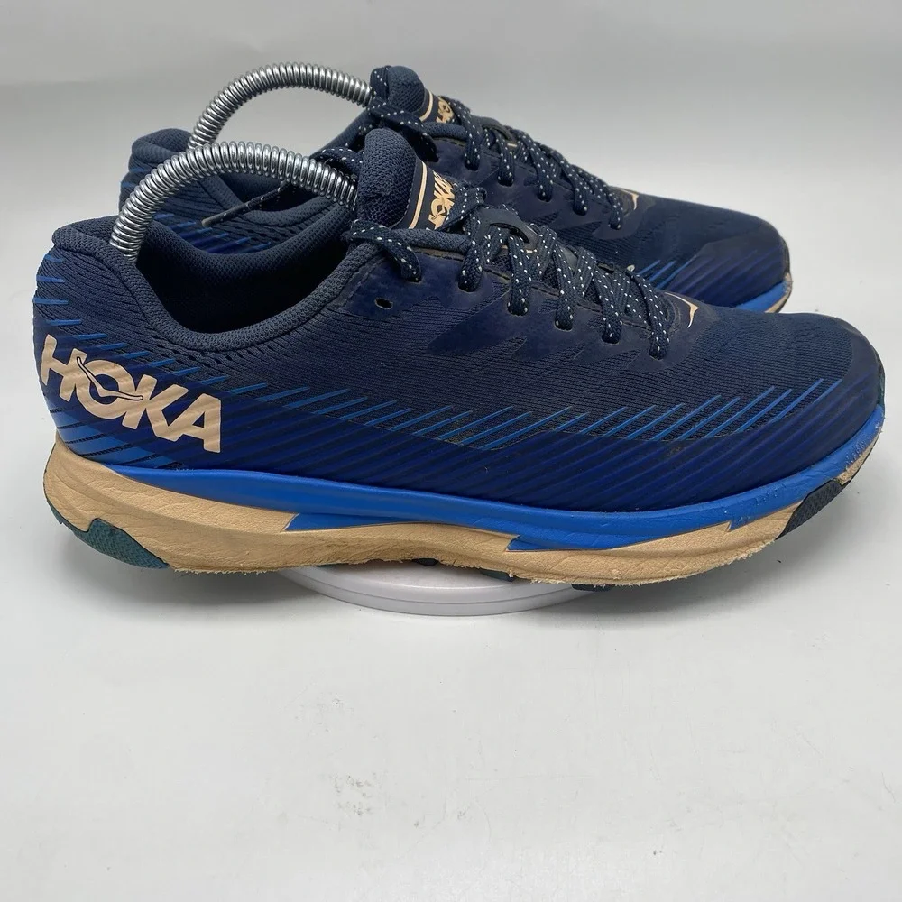 Hoka One One Shoes Women Size 9 Blue Torrent 2 Trail Road Running Sneakers 3978 - Picture 4 of 16